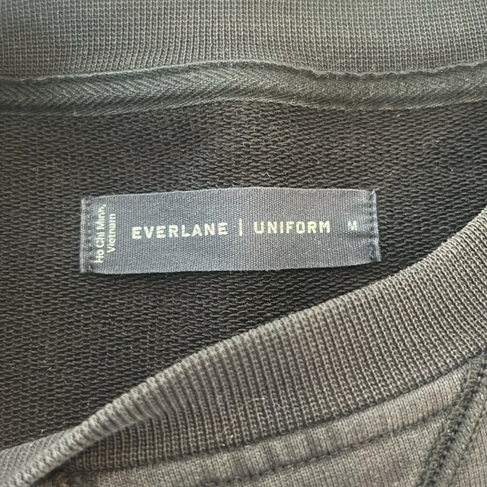 Black crew neck sweatshirt - Picture 3 of 3
